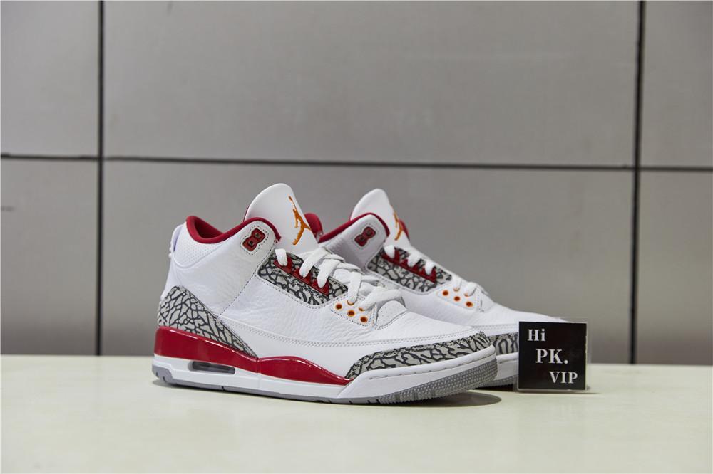 Pk God air jordan 3 retro Cardinal Red retail materials ready to ship